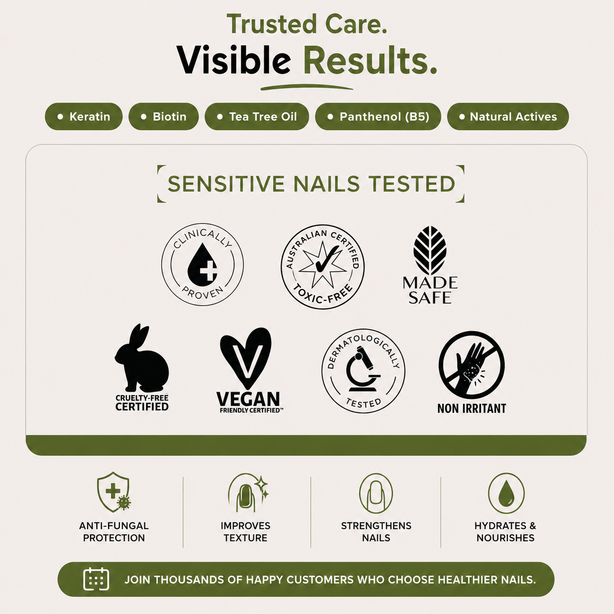 3 Day Keratin Nail Repair Treatment Serum