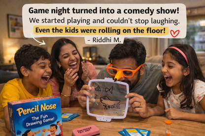 Pencil Nose™ – The Hilarious Family Drawing Game
