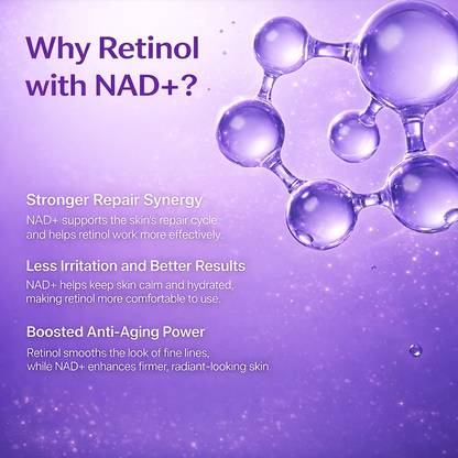 NAD+ Eye Renewal Cream with 50 Peptides & Retinol