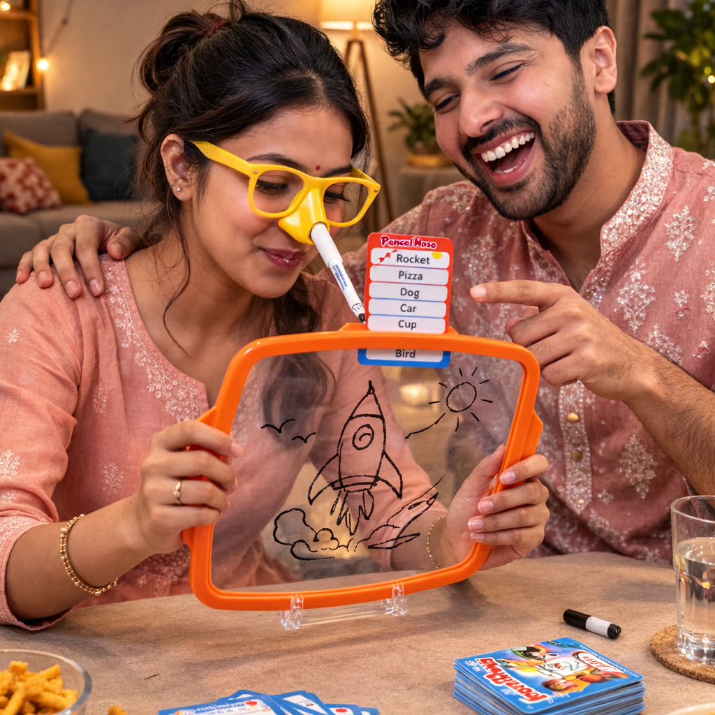 Pencil Nose™ – The Hilarious Family Drawing Game